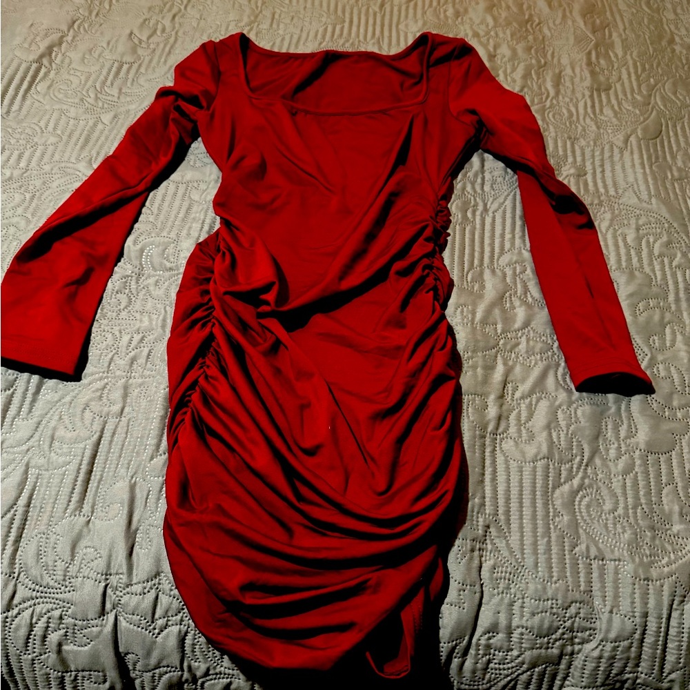 Red Party or evening dress sz S